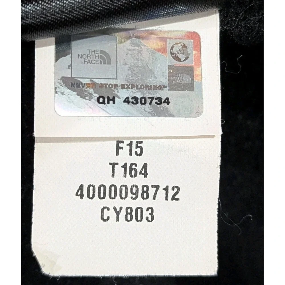 The North Face Canyonlands 1/2 Zip Pullover‎ Jacket Men's Large Black Blue Logo